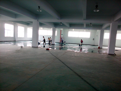 蘇州崧達紙業(yè)地面清洗
